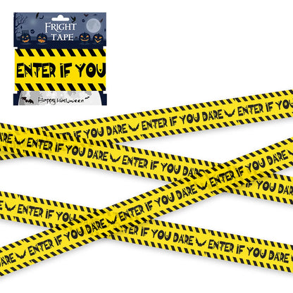 Halloween Warning Tape – 6M Skull Caution Party Decoration