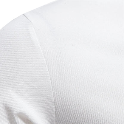 Men's Polo Shirts Cotton Short Sleeve Casual Polo Shirt