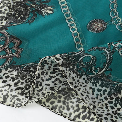 Chiffon Scarf for Women, 50×160cm Lightweight Summer Shawl