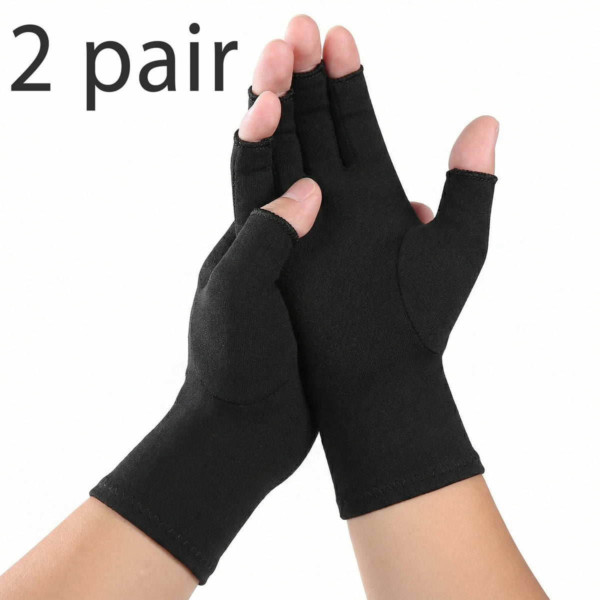 Fingerless Compression Gloves for Sports & Hand Support