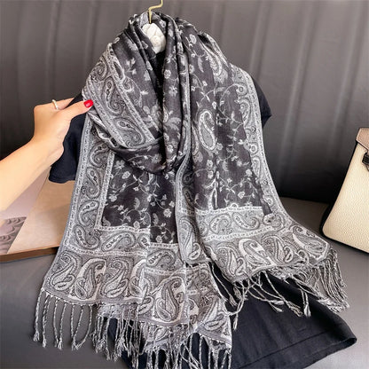 Women's Winter Scarf, Soft Pashmina Shawl Wrap
