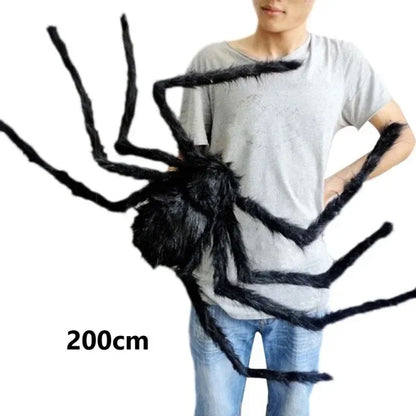 Halloween Spider Decoration – Giant Plush Spider Prop