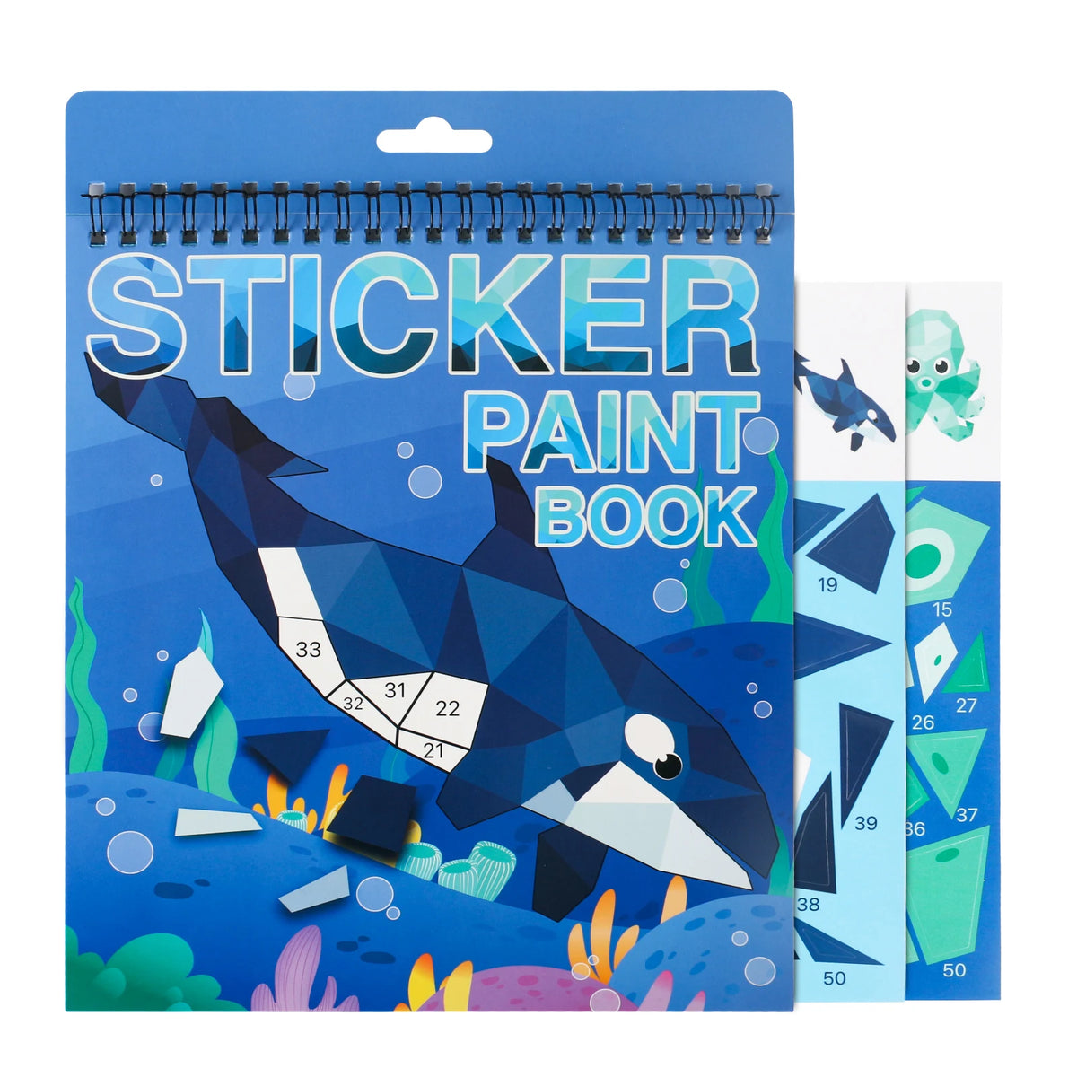 Sticker Activity Book for Kids, Sticker by Number Travel Toy