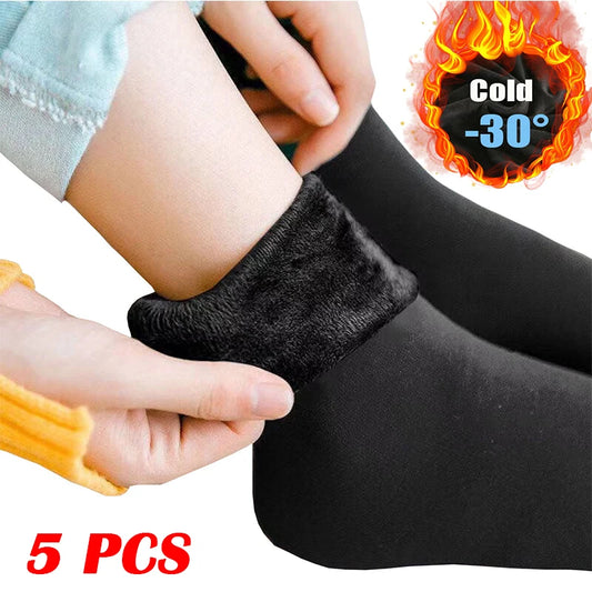 Women’s Thermal Socks 5 Pairs – Thick Warm Winter Socks