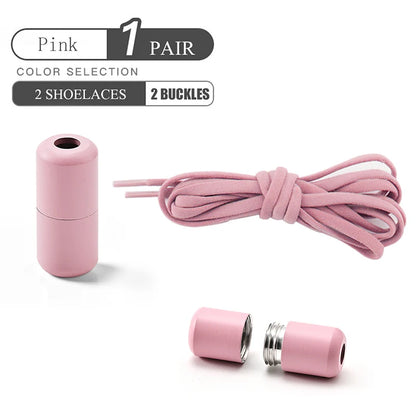 No Tie Shoelaces Elastic Quick Lock Laces for Kids & Adults