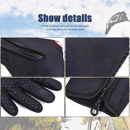 Winter Gloves for Men, Waterproof Touchscreen Windproof Gloves
