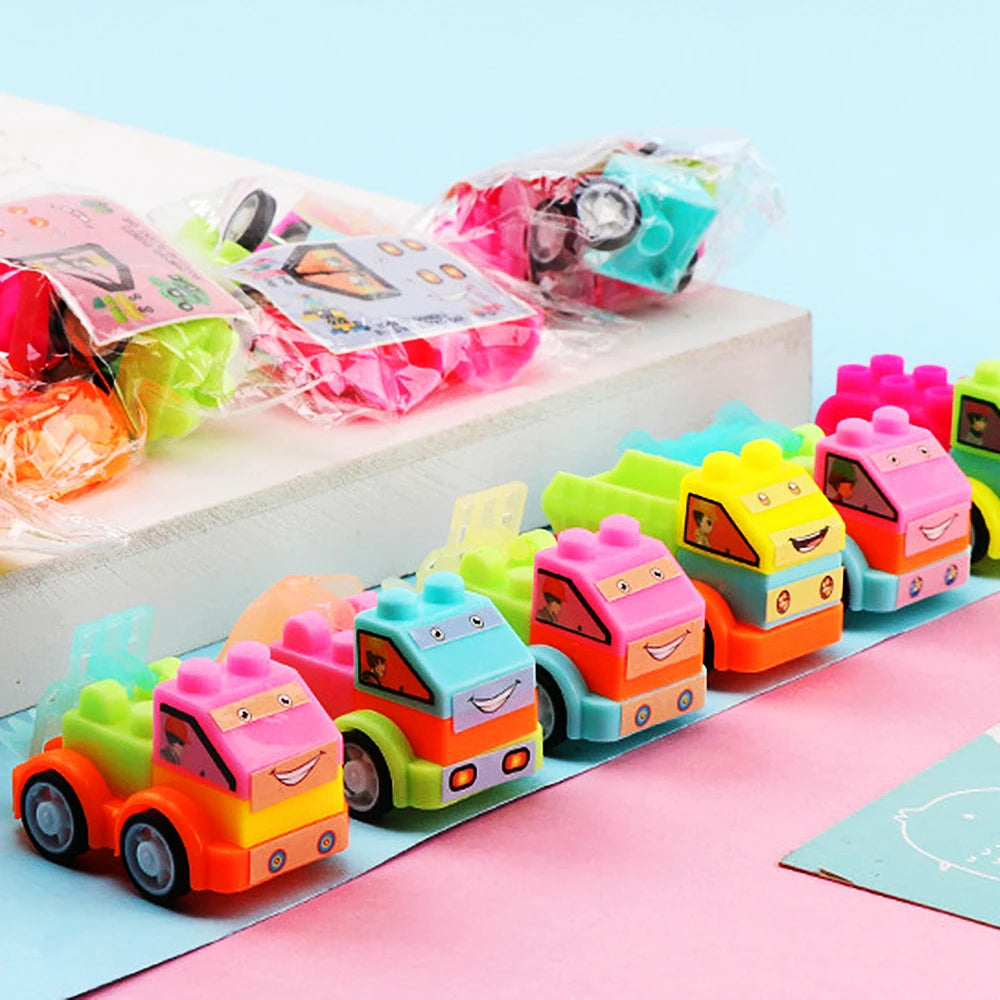 DIY Car Building Blocks, 24-Piece Construction Vehicle Toy Set