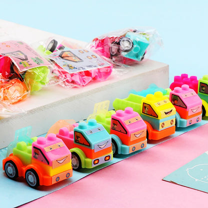 DIY Car Building Blocks, 24-Piece Construction Vehicle Toy Set