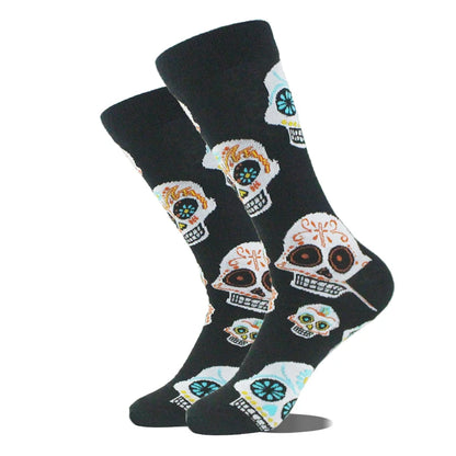 Men's Funny Socks, Novelty Cotton Crew Socks, Crazy Designs