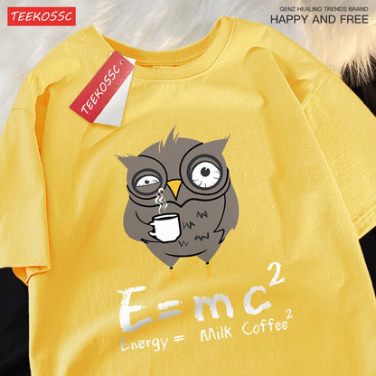 Matching Couple T-Shirts Cotton Oversized Casual Tees