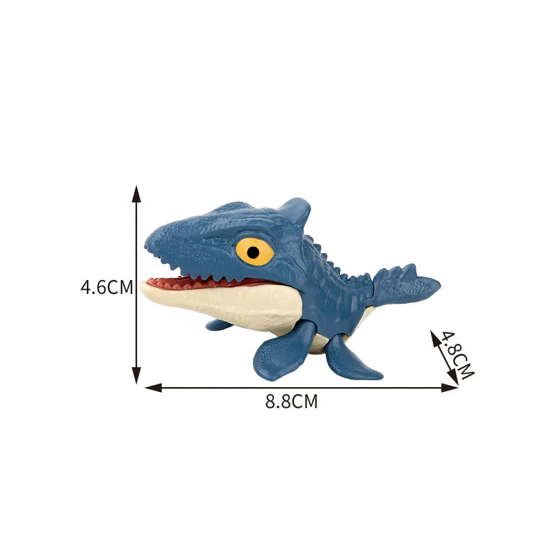 Dinosaur Finger Toy for Kids, Interactive Triceratops & T-Rex Model