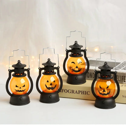 Halloween Pumpkin Lantern LED Hanging Light for Party Decor