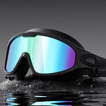 Adult Swimming Goggles with Anti-Fog Wide View and UV Protection