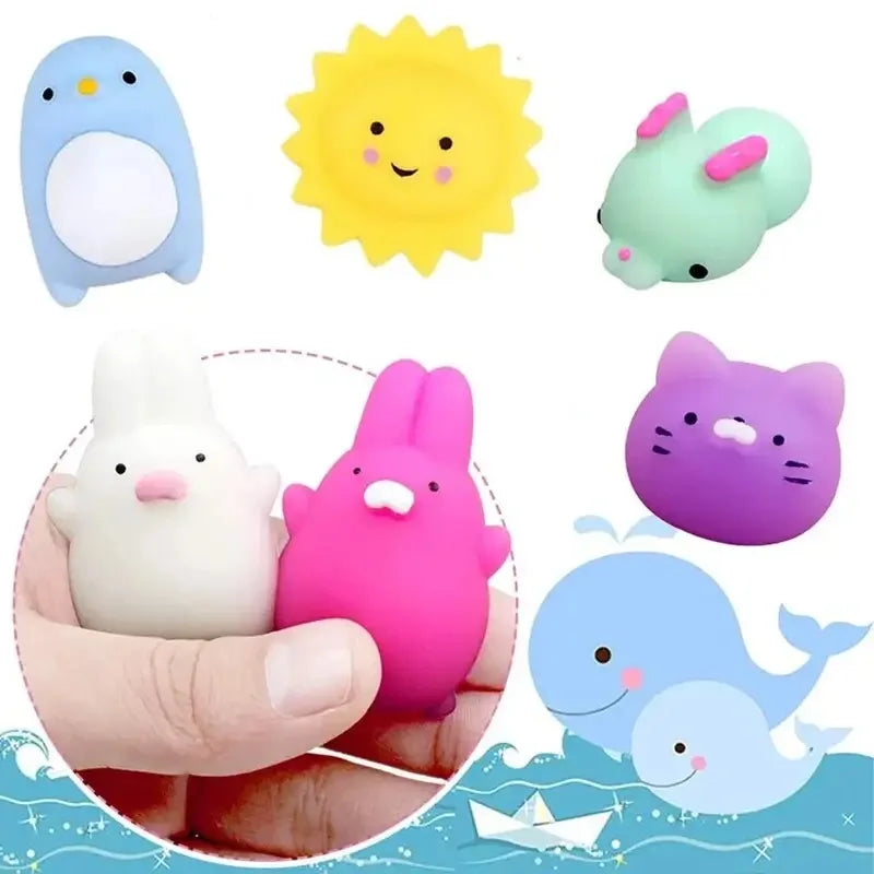 20 Pcs Animal Stress Relief Toys, Soft Rubber Fidget Animals