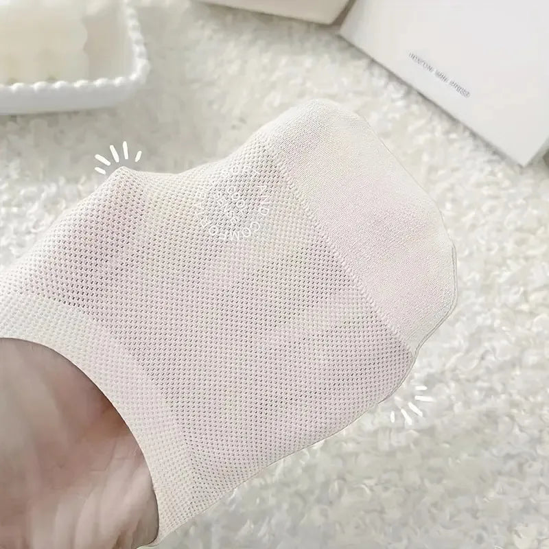 Women’s No Show Socks – Breathable Mesh Low Cut Cotton Socks