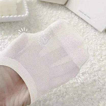 Women’s No Show Socks – Breathable Mesh Low Cut Cotton Socks