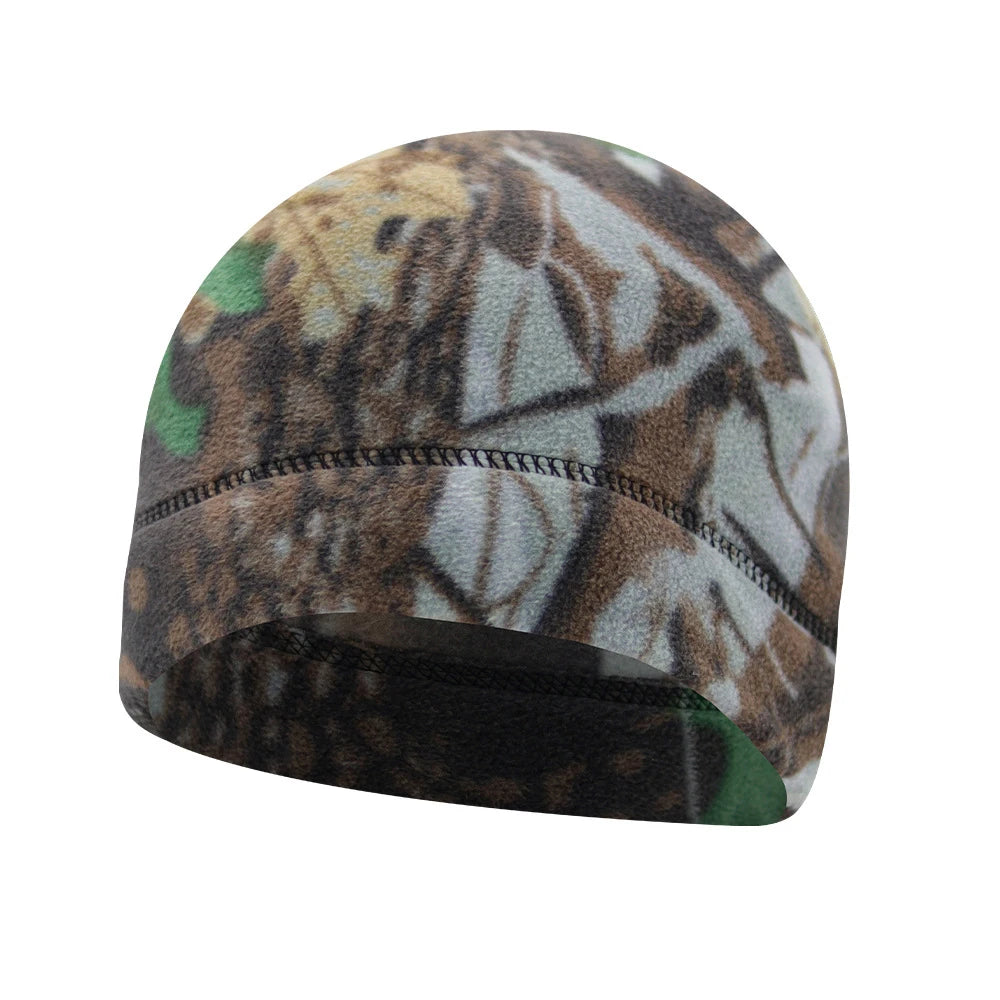 Winter Cycling Beanie Fleece Thermal Helmet Liner Hat