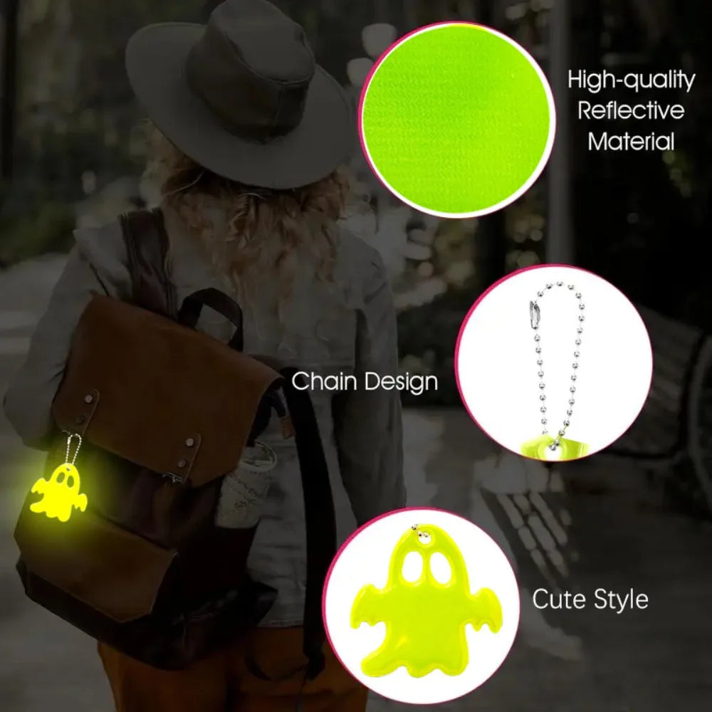 Halloween Keychain Set 20 Piece Double-Sided Reflective Accessories
