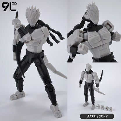 Poseable Action Figure 14cm 3D Printed Collectible Model