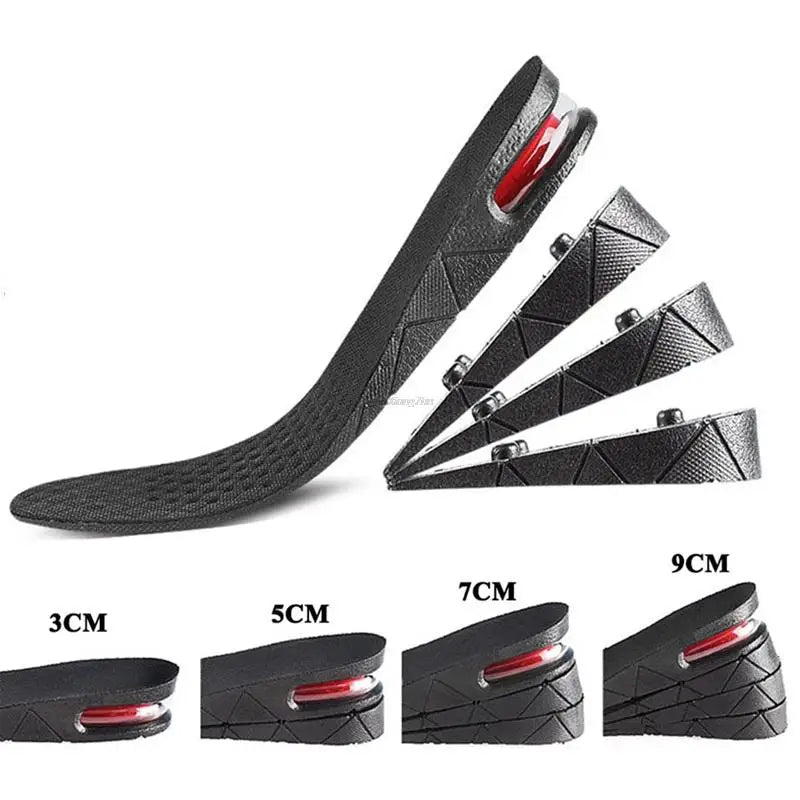 Height Increase Insoles Adjustable Elevator Shoe Lifts 3-9cm