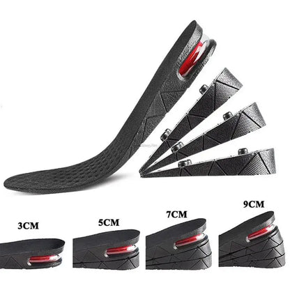Height Increase Insoles Adjustable Elevator Shoe Lifts 3-9cm
