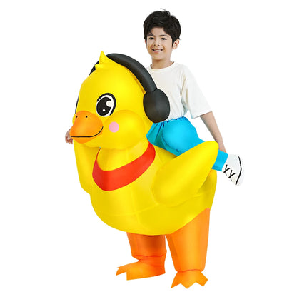 Kids Inflatable Dinosaur Costume – Halloween Party Dress-Up