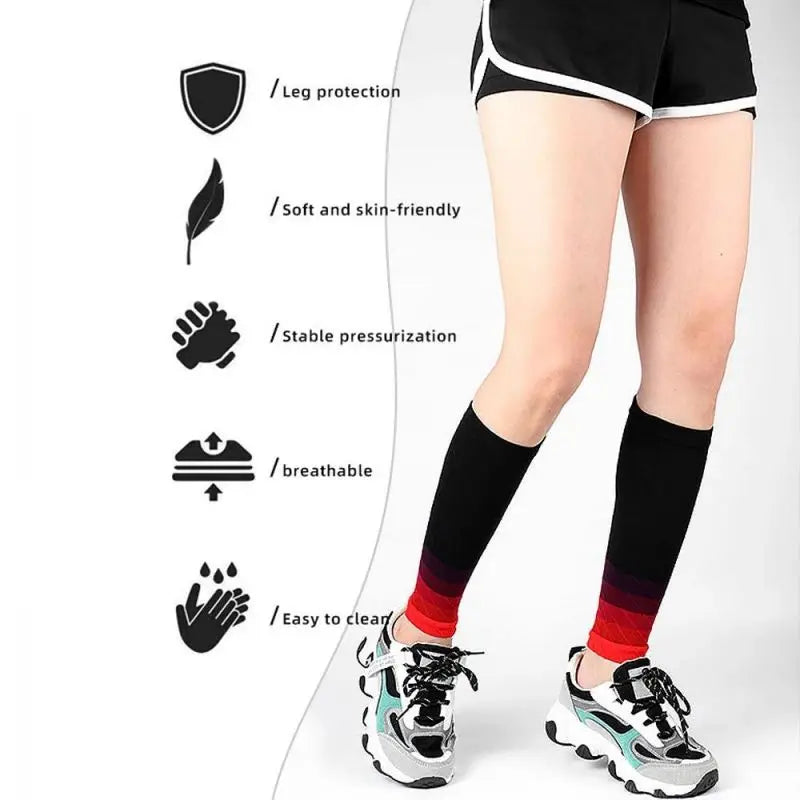 Compression Calf Sleeves 20-30mmHg for Running & Shin Support