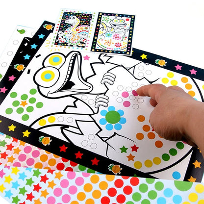 Mosaic Sticker Puzzle for Kids – DIY Dot Sticker Activity