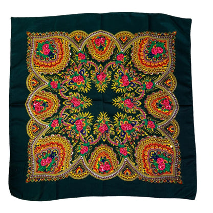 Women's Square Scarf, 70×70cm Printed Head Scarf and Bandana
