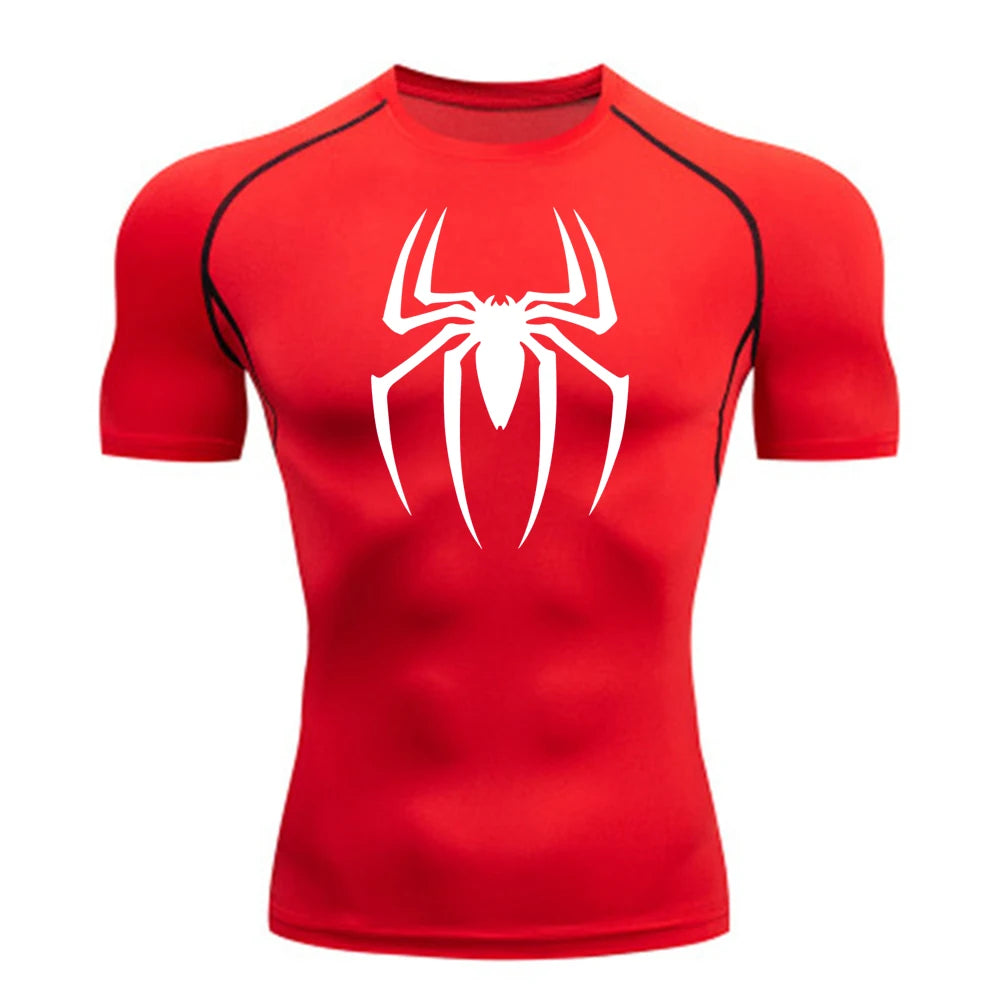 Men's Compression Shirt Quick Dry Short Sleeve Gym Running Top