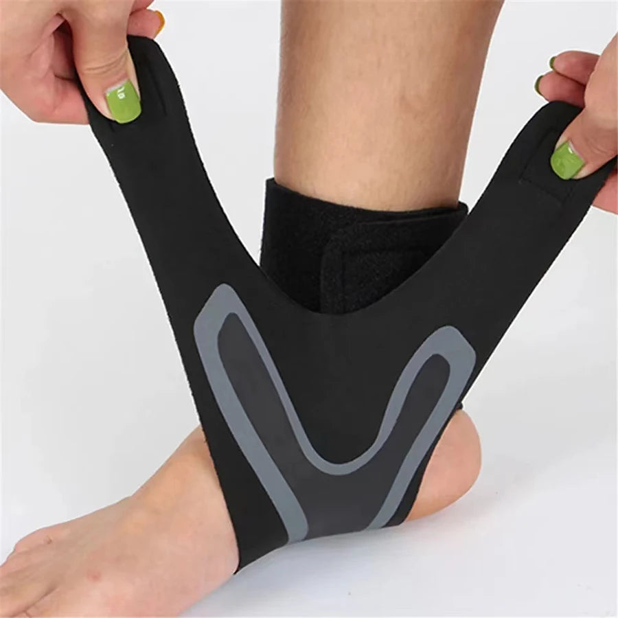 Ankle Brace Support, Adjustable Compression Sleeve for Sports
