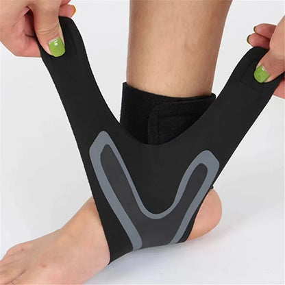 Ankle Brace Support, Adjustable Compression Sleeve for Sports