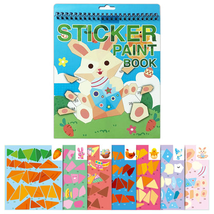 Sticker Activity Book for Kids, Sticker by Number Travel Toy