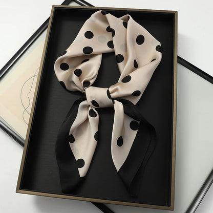 Women's Square Scarf 70x70cm Satin Print Wrap