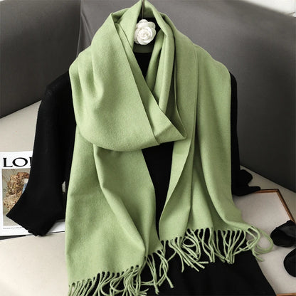 Women's Winter Scarf – Long Warm Solid Shawl Wrap