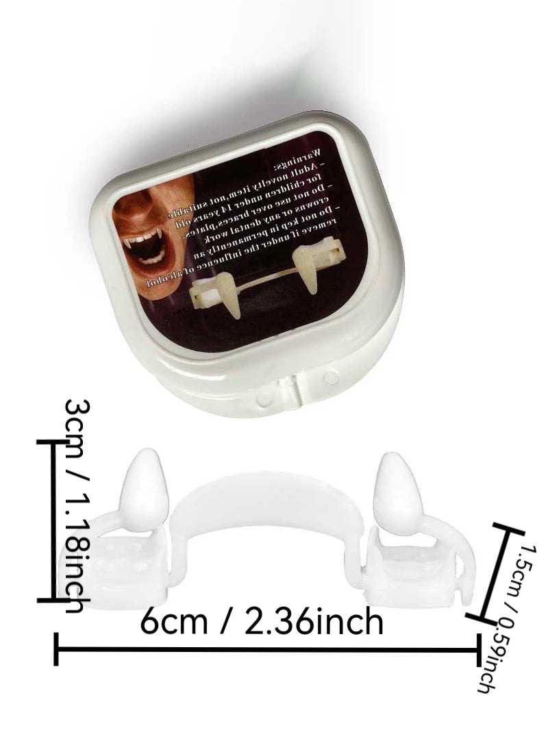 Vampire Fangs Plastic Halloween Costume Teeth for Parties