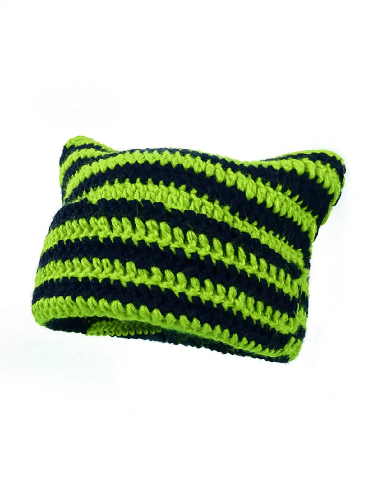 Women's Cat Ear Beanie Warm Knit Winter Hat 56-60cm