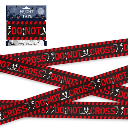 Halloween Warning Tape – 6M Skull Caution Party Decoration