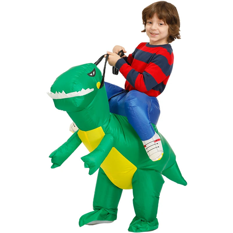 Kids Inflatable Dinosaur Costume – Halloween Party Dress-Up