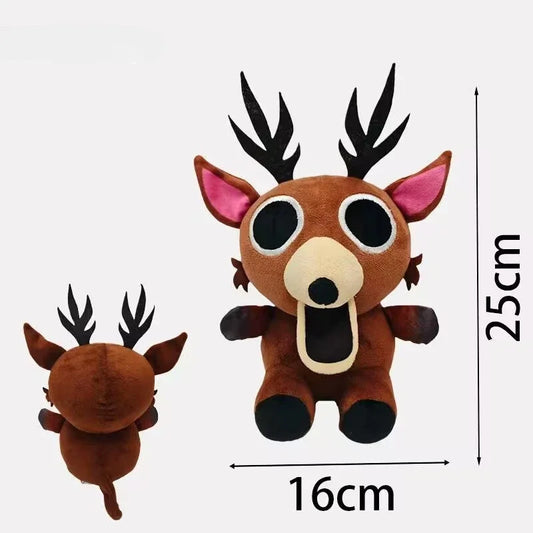 Deer Plush Toy Soft Stuffed Animal for Halloween & Christmas