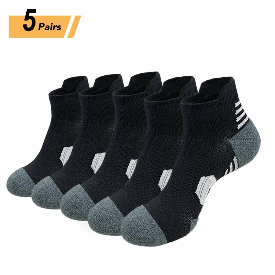 Running Sports Socks Quick Drying Athletic Training 3-Pair