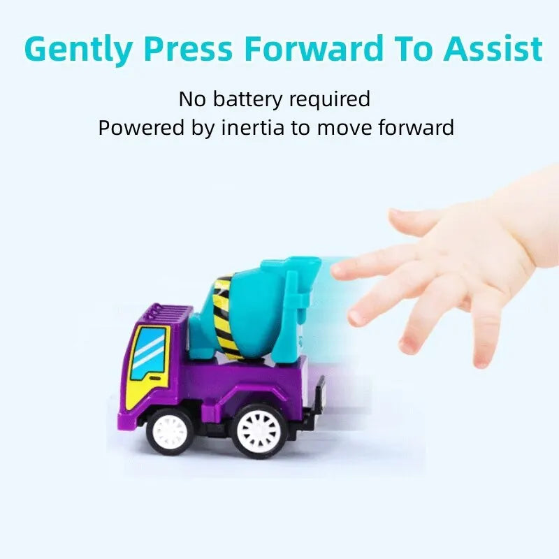 Mini Pull Back Cars – Construction Vehicle Set for Kids