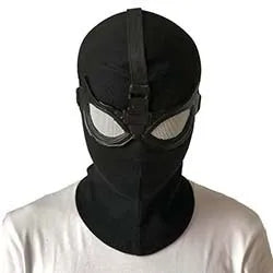 Spider Superhero Mask – Black Cosplay Helmet for Halloween