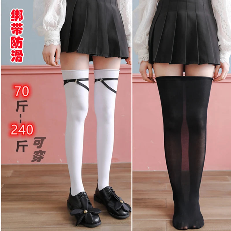 Over the Knee Socks Women's Stretch Cat Paw Thigh High Socks