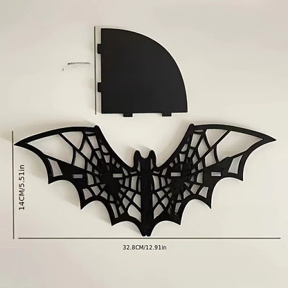 Floating Display Shelf, Wall Mounted Wooden Corner Shelf