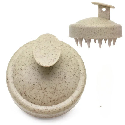 Silicone Shampoo Brush Scalp Massage Hair Washing Brush