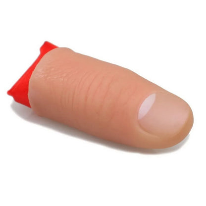 Vanishing Silk Magic Trick Red Silk Thumb Tip Close Up Prop