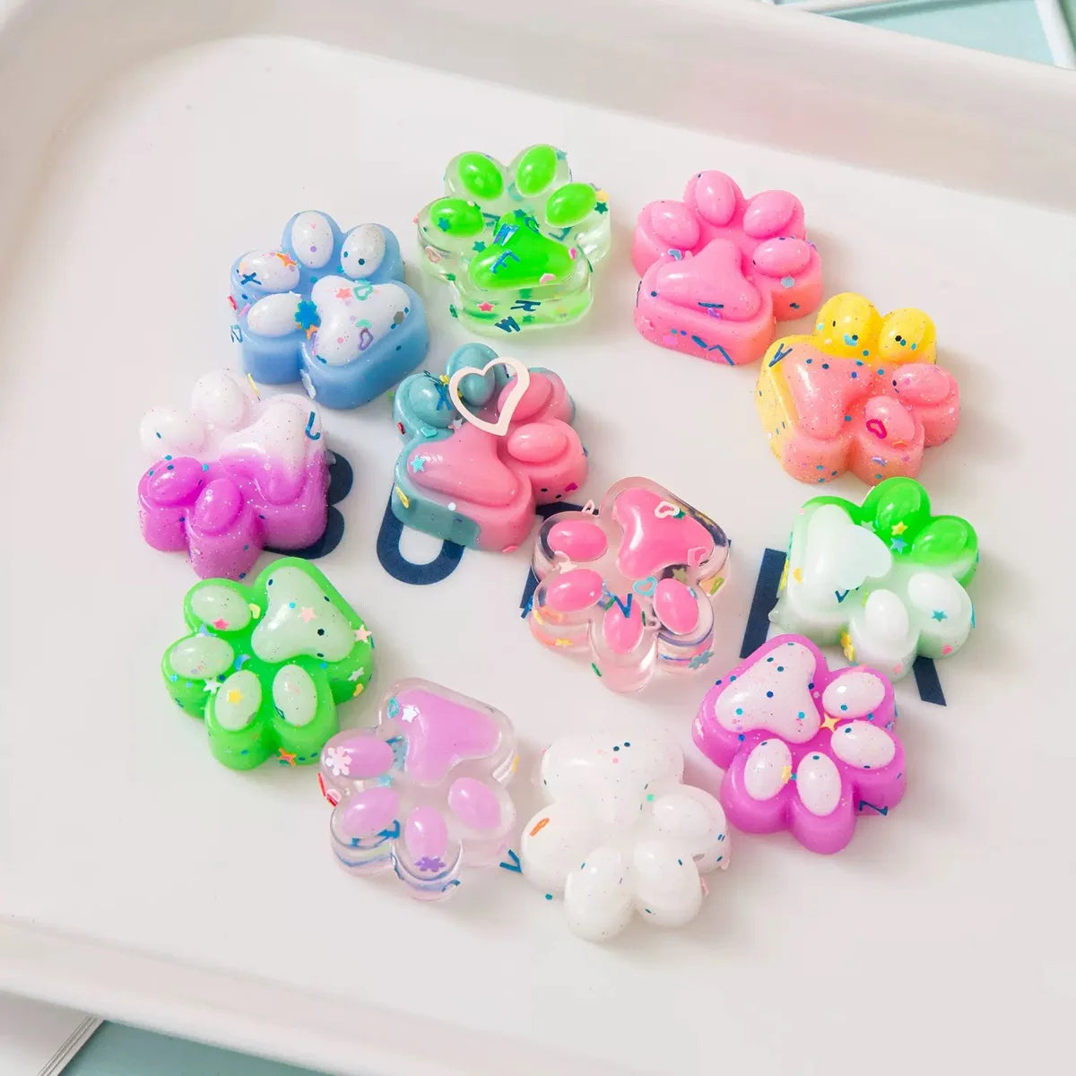 Cat Claw Fidget Toys Set of 10 Mini Squishy Party Favors