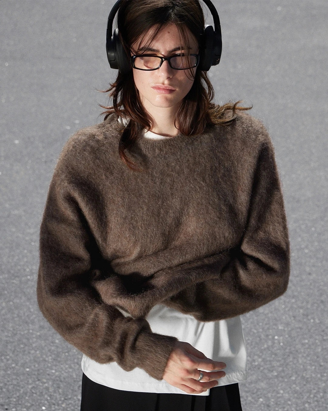 Women's Knit Sweater Oversized O-Neck Warm Winter Pullover