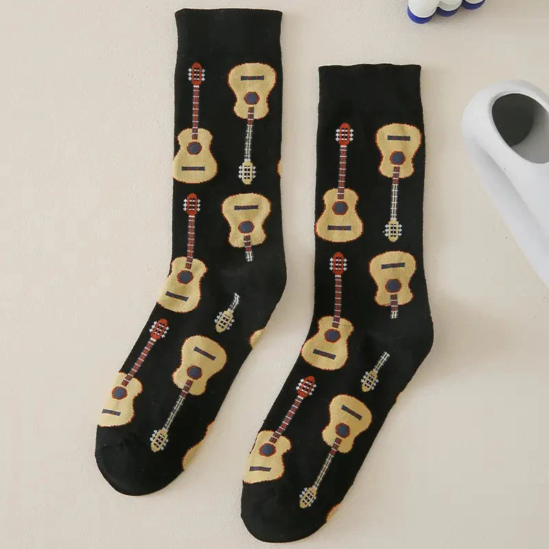 Women's Cartoon Socks, Cute Funny Goose Casual Socks